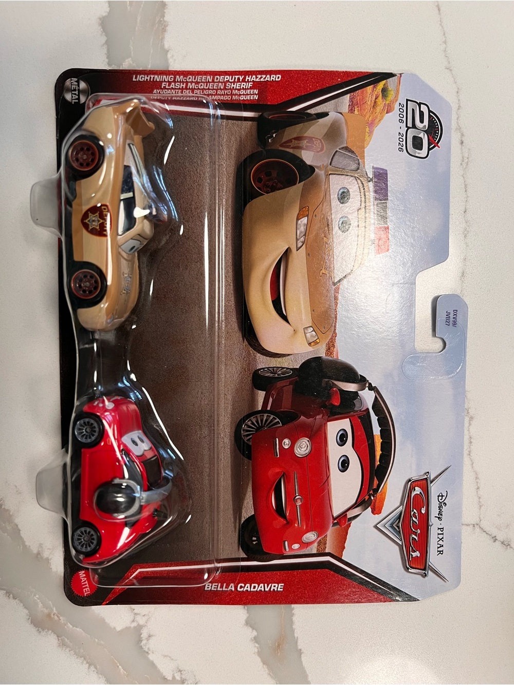 Mattel Cars 3 Die-Cast 2-Pack — Red & Tan Police Cruiser